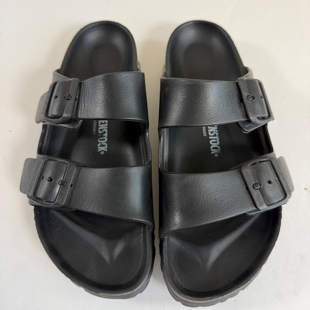 Birkenstock Arizona EVA Black Sandals Womens 8 EU 39 Slides Casual Minimalist
